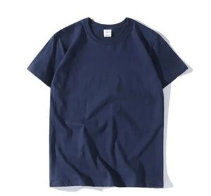 Camiseta de Alta Calidad con Logotipo Personalizado para Hombre, 100% Algodón, Talla Grande, Manga Corta, Cuello Redondo, Estilo Urbano - Product Image 5