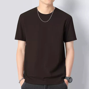 Fabricants de t-shirts OEM, t-shirts personnalisés pour hommes en coton 100%, manches courtes, col rond, décontractés, respirants, séchage rapide, coupe régulière, fitness - Product Image 1