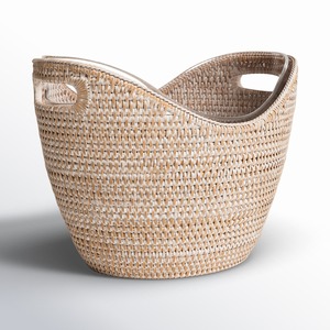 Cubo enfriador de vino de ratán a buen precio para barra, mostrador, fiestas, cubos enfriadores de champán - Product Image 3