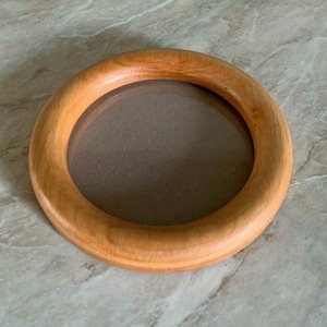 Cadre photo rond en bois pour décoration murale de salon et chambre, cadre photo de haute qualité fait main, minimaliste - Product Image 2