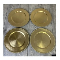 Assiettes de présentation en laiton poli de qualité alimentaire, écologiques, pour événements, mariages, restaurants, hôtels - Personnalisables