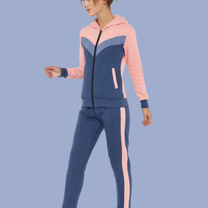 Conjunto Deportivo para Mujer, Personalizable con Logotipo OEM, Ecológico, Transpirable, Antiestático, de Secado Rápido, 100% Algodón, Sudadera con Cremallera Completa - Product Image 4