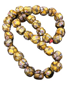 Auténticas cuentas de cristal de Chevron veneciano Vintage, comercio africano inspirado para joyería DIY, cristal de murano para expresiones creativas - Product Image 2