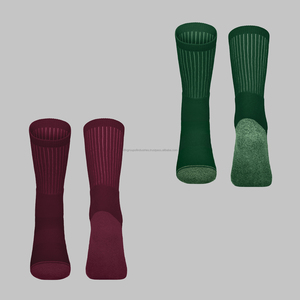 Usine en vrac Oem antidérapant unisexe femmes hommes respirant Grip personnalisé longue chaussette de baseball - Product Image 1