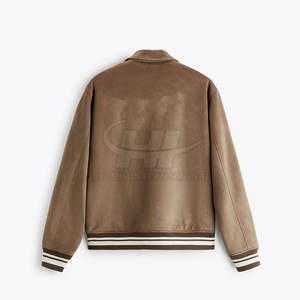 Chaqueta Letterman con Cuello Alto y Logotipo Personalizado, Prenda de Moda para Hombre, Transpirable, Ecológica, MOQ Bajo, para Uso en Exteriores - Product Image 2