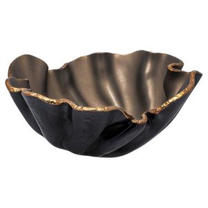 Bol de présentation pour salade en aluminium de qualité supérieure avec poignées décoratives pour des présentations de table élégantes - Product Image 3