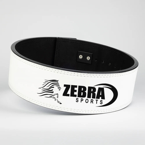 Cinturón de Levantamiento de Pesas de Cuero Negro de 13 mm de Alta Resistencia con Hebilla de Acero Inoxidable, Logotipo Personalizado OEM, Gran Venta - Product Image 4