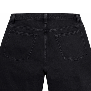 Pantalones Cortos de Mezclilla Elásticos Casuales para Hombre, Cintura Media, Corte Ajustado, Lavados, Rotos, con Diseño Ondulado - Product Image 3