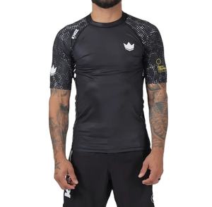 T-shirt de compression pour BJJ MMA, manches courtes, séchage rapide, respirant, unisexe, personnalisable OEM - Product Image 1