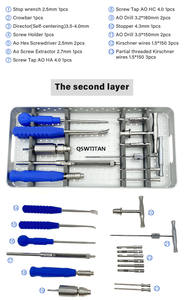Kit d'instruments chirurgicaux pour plaques de blocage des membres supérieurs, en acier inoxydable de qualité chirurgicale, pour chirurgie osseuse manuelle, Surgiright - Product Image 3