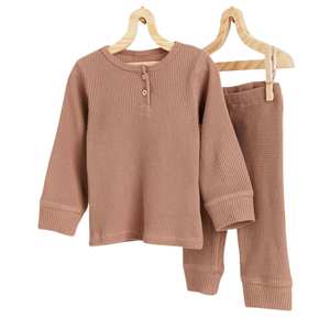 Pyjamas d'été pour enfants en gros, 100 % coton respirant, écologiques, unisexes, manches courtes/longues, vêtements de nuit de qualité supérieure pour la vente en gros - Product Image 3