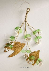 Handmade Circle <b>Candle</b> Holder Leaf Tealight Stand Decorative Floral Ornament for Home Christmas Decor - Product Image 2
