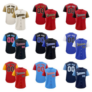 Camiseta Deportiva de Béisbol con Cuello en V, Sublimación con Nombre, Logotipo y Número del Equipo Personalizados - Product Image 2