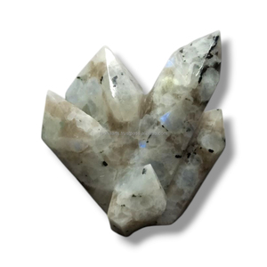 Natural Rainbow Moonstone Multi Points Point Love Tower Polished Healing <b>Crystal</b> Point Fengshui Semi Precious Stone Craft - Product Image 5