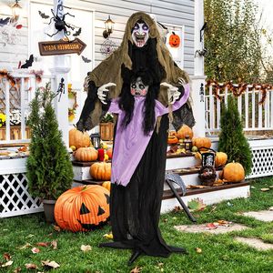 Decorazione Animata di Halloween a Tema Vampiro con Luci LED per Giardino e Prato - Product Image 3