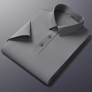 Polo pour homme à porter au quotidien, style minimaliste, vêtements décontractés à la mode, polo pour homme - Product Image 4