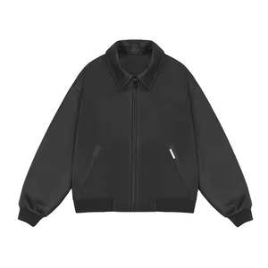 NESTA SPORTS Fabricante Personalizado al por Mayor, Chaqueta de Cuero PU con Relieve 3D para Hombre, Logotipo Personalizado, Cierre de Cremallera, Ropa Exterior al por Mayor - Product Image 2