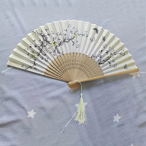 VENTILATEUR À MAIN EN BAMBOU ÉCOLOGIQUE-VENTILATEUR PLIABLE PERSONNALISABLE POUR LES PROMOTIONS - Product Image 4