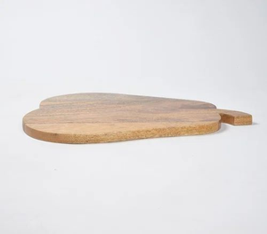 Planche à découper rectangulaire personnalisée en bois de manguier, résistante au lave-vaisselle, avec manche de couteau en bois - Product Image 4