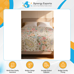 Globally Selling Unmatched Quality Modern Luxury Design 135 GSM 4 Pcs Polyester Printed Bedsheet Set for Bulk Buyers - Product Image 3