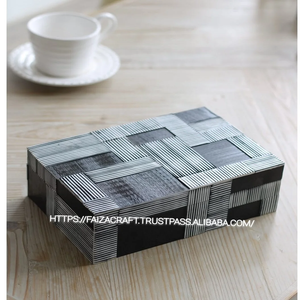 Handmade Resin Inlay Decorative Rectangle Modern Storage <b>Box</b> Reasonable Price Multipurpose Elegant Look <b>Keepsake</b> Natural Crafts - Product Image 5