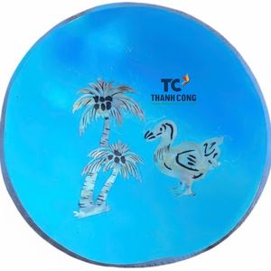 Bol en laque Dodo Bird COCONUT BOWL, impression de logo personnalisée, vente en gros, articles de cuisine écologiques, souvenir de resort, grossiste - Product Image 1