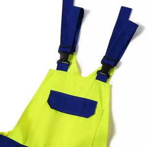 Reflective Bib And <b>Brace</b> Workwear <b>Trousers</b> For Warehouse Logistics And General Workplace Activities Hi Vis Bib And <b>Brace</b> - Product Image 4