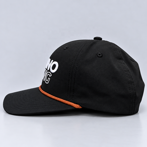 Gorra de Béisbol Personalizada de 5 Paneles con Cuerda, Logotipo Bordado en 3D, Gorra Snapback, Venta al por Mayor, Fabricante Vietnamita, OEM ODM, Fábrica de Gorras VN B2B - Product Image 2