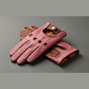 ถุงมือขับรถหนังแท้ ถุงมือขับรถหนังวัวคุณภาพสูง ถุงมือทำงานสำหรับฤดูหนาว ถุงมือขับรถสำหรับใช้งานกลางแจ้งทุกวัน - Product Image 6