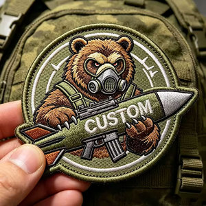 Custom Style Embroidered DIY Custom Your Logo <b>Patch</b> Hook & Loop woven Print <b>Patches</b> <b>Sew</b> Iron <b>On</b> <b>Patches</b> - Product Image 3