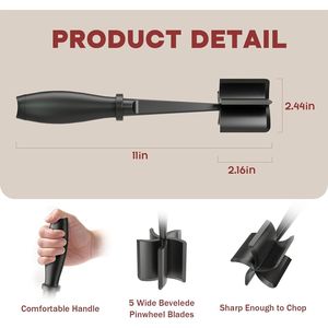 Tritacarne Premium Resistente al Calore, Utensile in Nylon per Miscelare Patate e Preparare Hamburger di Carne Macinata - Strumento per Carne e Pollame - Product Image 2