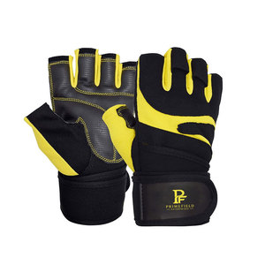 Professional Leather Gym <b>Gloves</b> with Adjustable Wrist Strap Lightweight & Touchscreen Compatible for Gym Outdoor Workouts-Unisex - Product Image 1