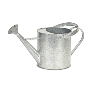 <b>Vintage</b> Iron Rustic <b>Watering</b> <b>Can</b> with Yellow and Red Paint Finish for Gardening Use Indoor Outdoor Plant Care - Product Image 3