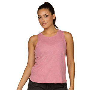 Débardeur dos nageur 100 % coton délavé à l'acide pour femme - Product Image 4