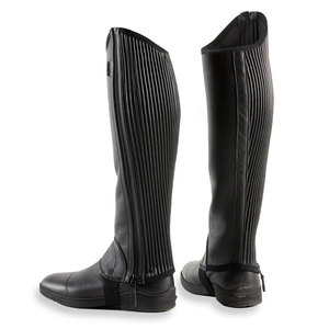 Good Quality <b>Half</b> Leather <b>Chaps</b> Classic Style <b>Half</b> Leather <b>Chaps</b> Featuring Secure Fit And Durable Construction - Product Image 1