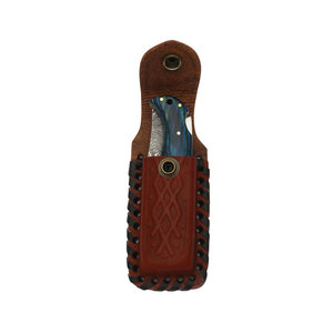 Premium Damascus Steel Folding Knife Handmade Pocket Knife Compact Folding Design Outdoor <b>Camping</b> Hiking Fishing Utility <b>Tool</b> - Product Image 6