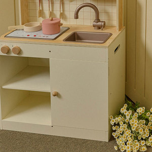Trending Fiesta Wooden <b>Kitchen</b> Set Solid Wood Pretend Latte Cream 700*530*170 Popular <b>Kitchen</b> & <b>Food</b> <b>Toys</b> <b>for</b> Kids - Product Image 4