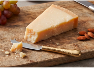 Silver <b>Cheese</b> <b>Knife</b> <b>Set</b> In Stainless Steel With Golden Hammered Handle Elegant Flatware For Home Kitchen Dining And Serving Use - Product Image 4