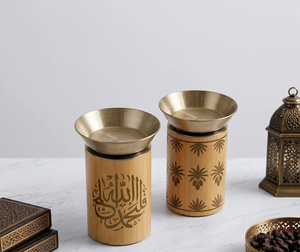 Quemador de Incienso de Madera con Diseño de Palmera, Difusor de Aromaterapia Blanco y Negro, Uso en Todas las Estaciones, Decoración para el Hogar, Hotel, Ramadán, Eid - Product Image 6