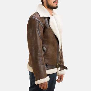 Design New Arrival <b>Leather</b> <b>Jacket</b> For <b>Men</b> Pu <b>Leather</b> <b>Jackets</b> Cowhide <b>Leather</b> - Product Image 4