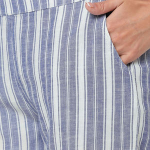 Pantalones Cortos de Dormir a Cuadros para Mujer, Cintura Media, con Cordón, Casuales, 100% Algodón, Pantalones de Pijama de Verano, Tejido Suave - Product Image 6