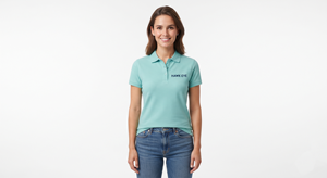 Dernier design, couleur personnalisée, t-shirt polo pour femme, t-shirt polo pour femme, vêtements de plein air, t-shirts polo pour femme - Product Image 5