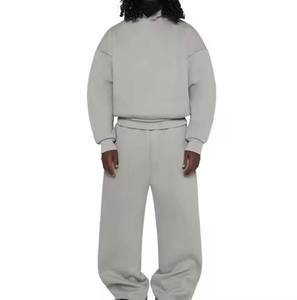 Conjunto de Sudadera con Capucha y Pantalones de Chándal de Felpa Gruesa 100% Algodón Personalizado para Hombre, Fabricante de Conjuntos Deportivos - Product Image 2