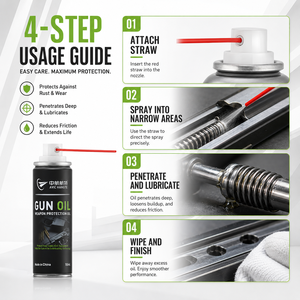AVIC HANGTE 3-in-1 CLP <strong>Gun</strong> <strong>Oil</strong> 150ml Spray, Nano Lubrication &amp; Carbon Removal Professional-Grade <strong>Gun</strong> Cleaner <strong>Lube</strong> Protectant - Product Image 6