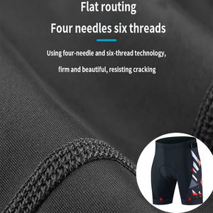 Seamless High Quality OEM Customized Men's <b>Cycling</b> Bib Shorts Quick Dry Anti-Bacterial - Product Image 5