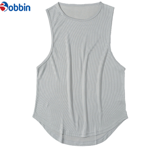 BOBBIN INDUSTRIES Camisetas sin Mangas de Verano para Hombre, Tejidas, Transpirables, Ecológicas, 100% Algodón, Color Sólido, Talla Grande - Product Image 5