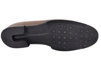 Mocassins marron en PU pour hommes Dlords, à enfiler avec pompons, semelle intermédiaire respirante en EVA, semelle extérieure en caoutchouc, doublure en jersey, toutes saisons