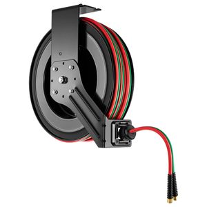 Avvolgitubo Retrattile per Saldatura Ossigeno/Acetilene, 1/4 Pollici x 100 Piedi, Doppia Classe R, per Montaggio a Soffitto/Parete, 300 PSI, in Gomma - Product Image 1