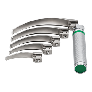 ชุดเครื่องมือส่องกล่องเสียง ARISTON AI-MacIntosh 6 ใบมีด 1 ด้ามจับ ไฟเบอร์ออปติก สแตนเลสสตีล ใช้ซ้ำได้ สำหรับการใส่ท่อช่วยหายใจ คลินิกไอซียู - Product Image 4