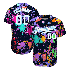เสื้อเบสบอลแบบซับลิเมชั่นสั่งทำพิเศษ คอวี แขนสั้น โพลีเอสเตอร์ 100% ระบายอากาศได้ดี พิมพ์ชื่อทีม 00 ใส่ได้ทุกฤดู สำหรับผู้ใหญ่ทุกเพศ - Product Image 5
